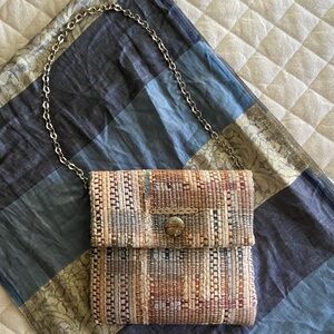 Vintage Sand & Sky, Earth & Ocean Shell Bag & Scarf Bundle